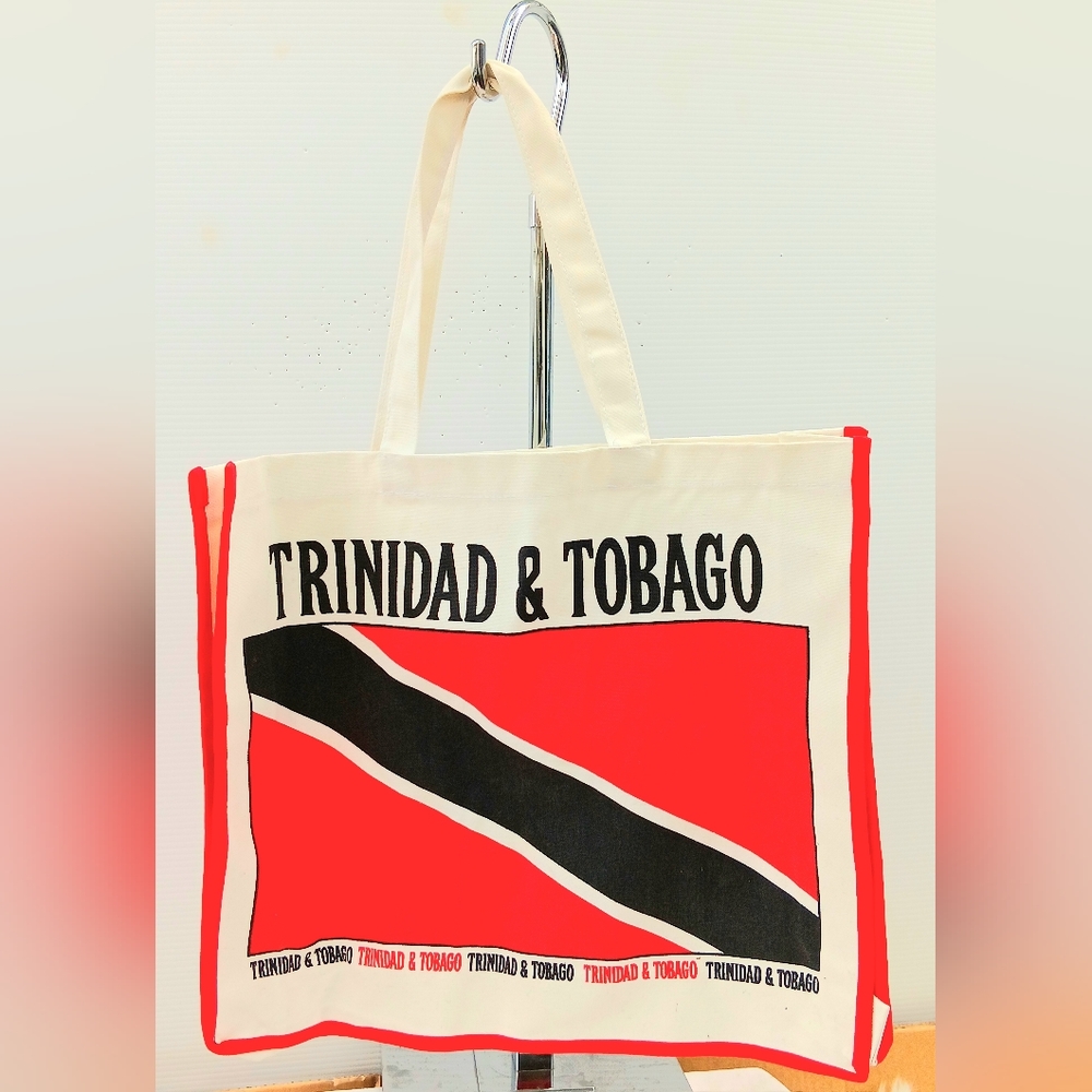 RE-USABLE FLAG TOTE BAGS